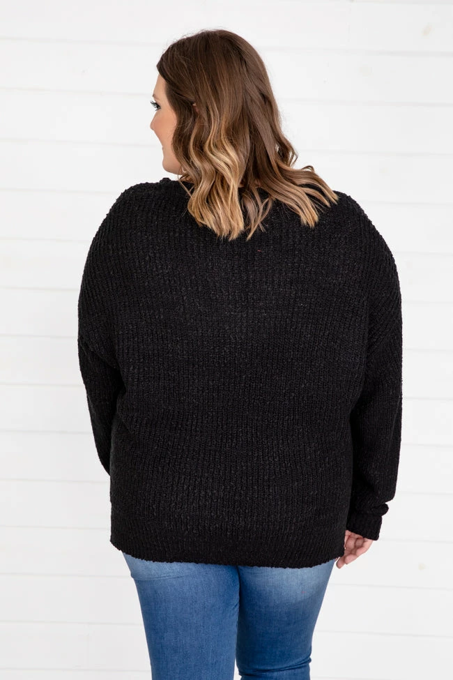 Hot Sale ❤️ Pink Lily This Time Around Black Sweater FINAL SALE ⌛ - Image 19