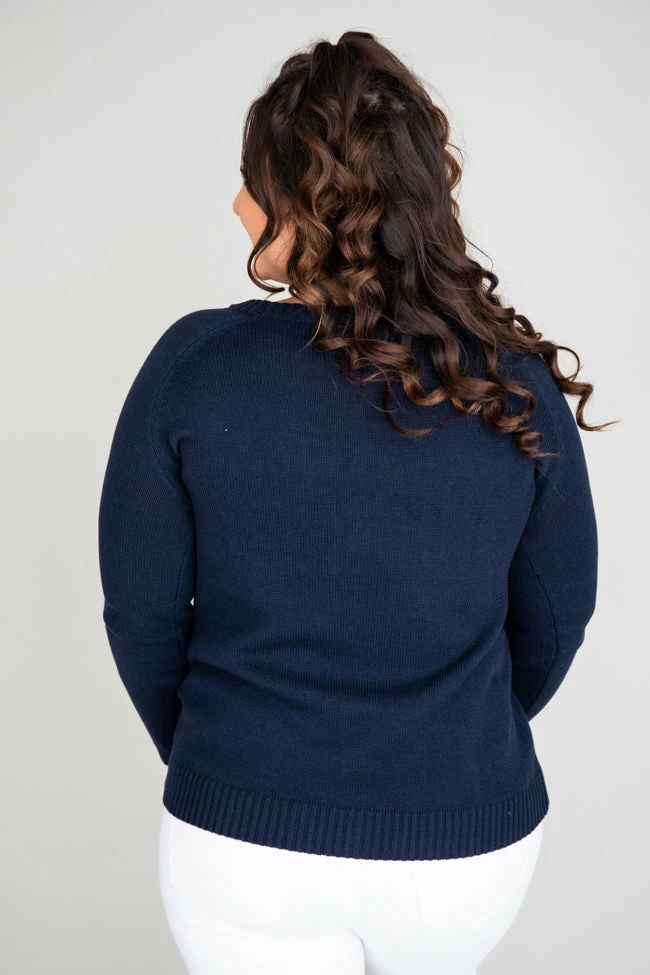 Best reviews of 🎉 Pink Lily Dearest Hearts Navy Sweater FINAL SALE 🎁 - Image 18