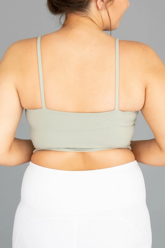 Buy ๐ Pink Lily Let's Seize The Day Sage Bra Top ๐งจ - Image 11