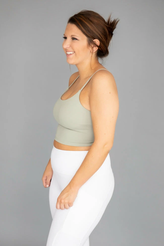 Buy ๐ Pink Lily Let's Seize The Day Sage Bra Top ๐งจ - Image 10