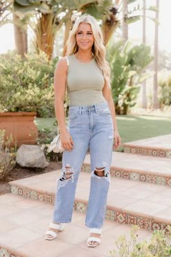 Best Sale ✔️ Pink Lily Pure Memory Olive Bodysuit 🤩