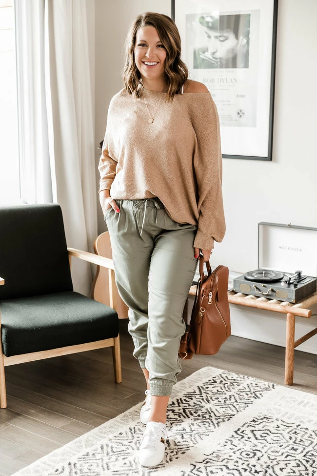 Brand new 🎁 Pink Lily Lost Hope Taupe Pullover Knit Sweater 💯 - Image 8