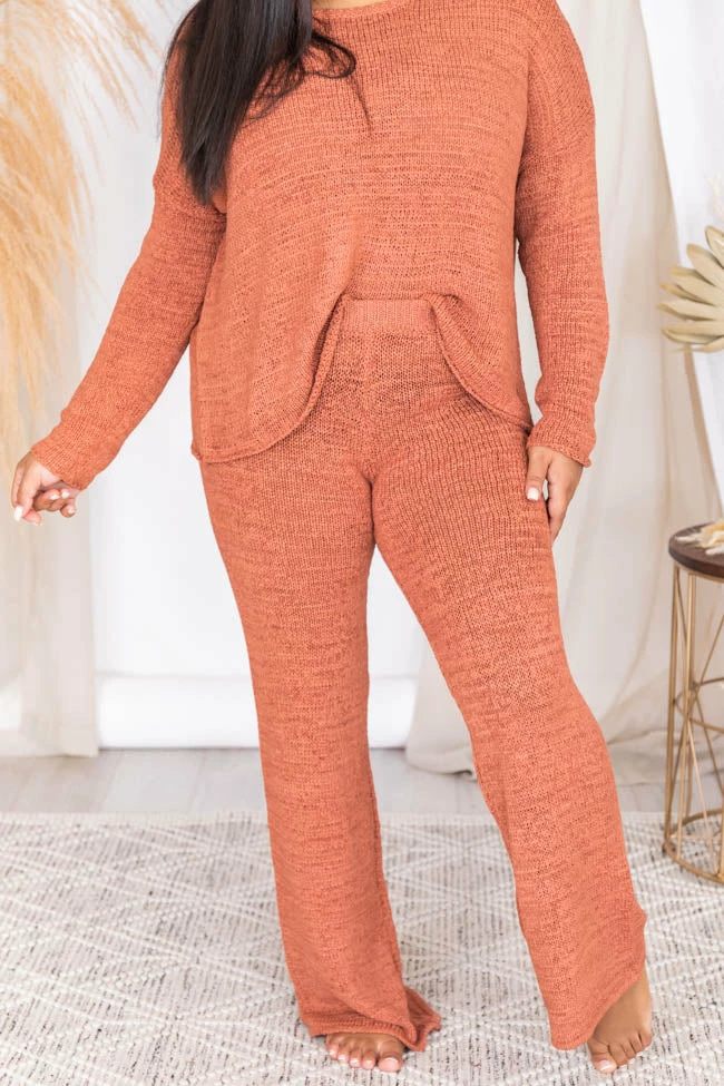 Best Sale ๐ Pink Lily Wonder Often Terracotta Sweater FINAL SALE ๐ - Image 14