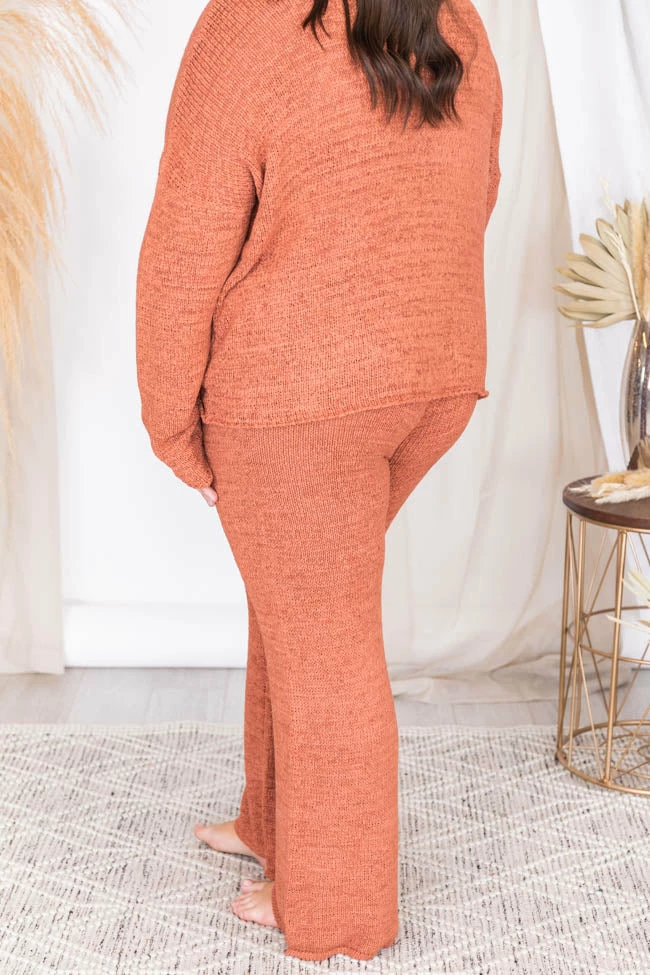 Best Sale ๐ Pink Lily Wonder Often Terracotta Sweater FINAL SALE ๐ - Image 20