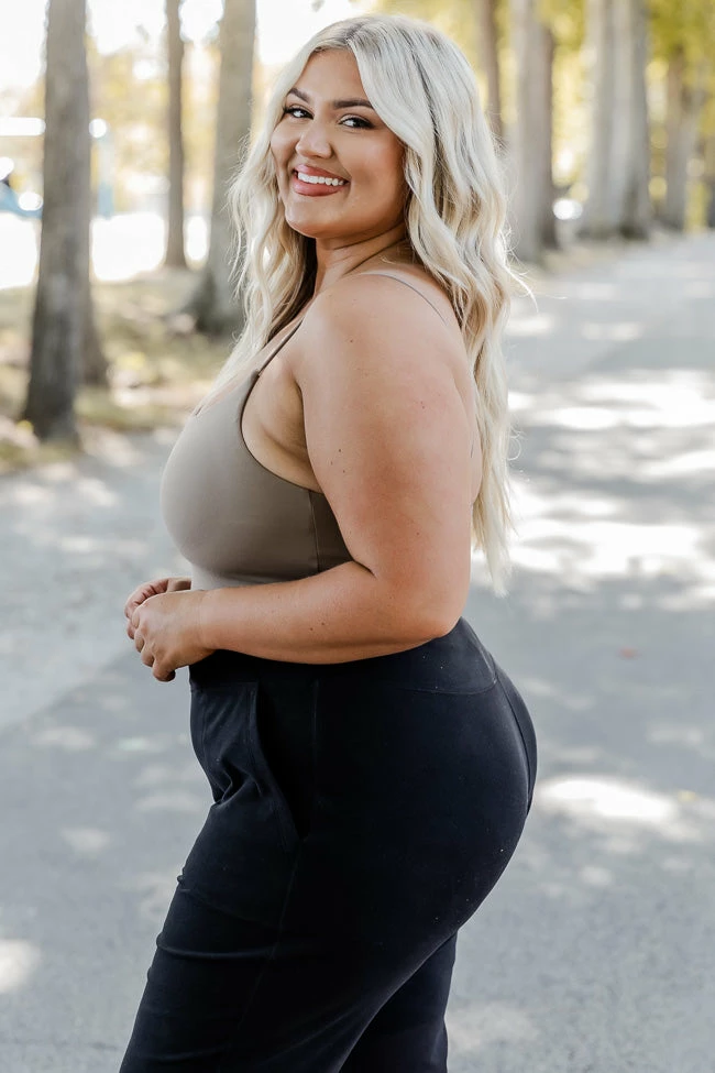 Best deal ✔️ Pink Lily Let's Seize The Day Taupe Bra Top 🎉 - Image 14