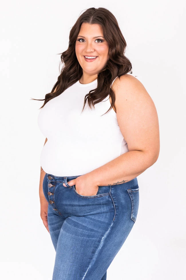 Cheap ๐คฉ Pink Lily Pure Memory White Bodysuit โญ - Image 16