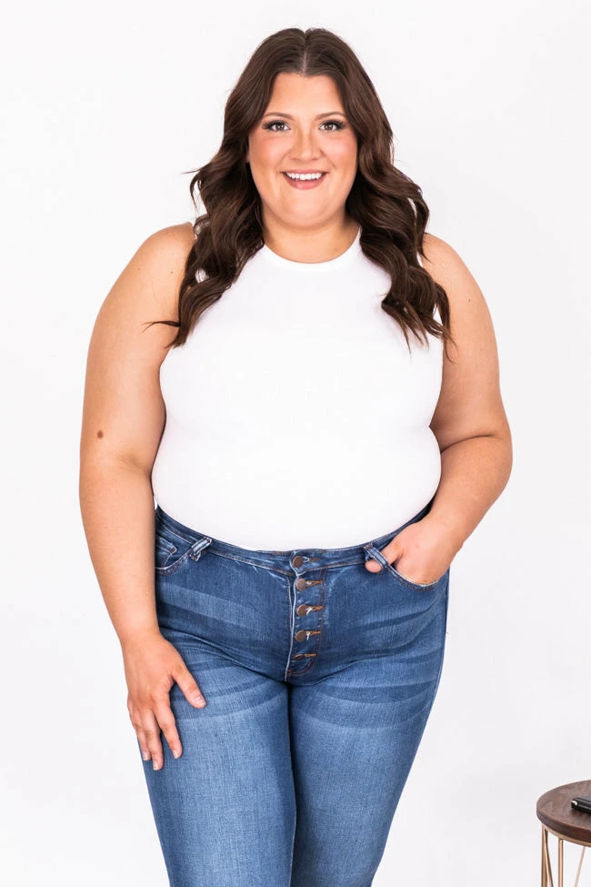 Cheap ๐คฉ Pink Lily Pure Memory White Bodysuit โญ - Image 15