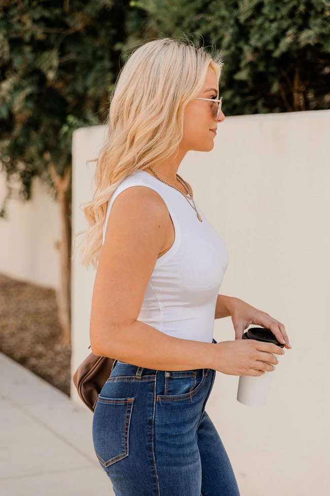 Cheap ๐คฉ Pink Lily Pure Memory White Bodysuit โญ - Image 6