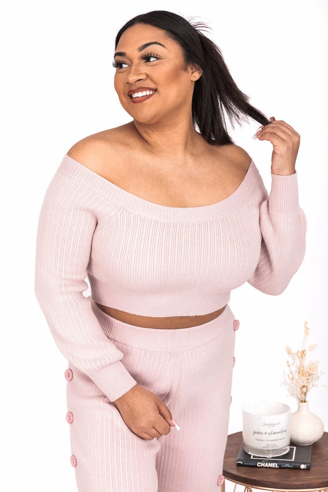 Brand new โจ Pink Lily Travel To You Pink Off The Shoulder Lounge Top FINAL SALE ๐ฅ - Image 12