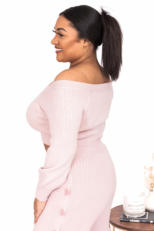 Brand new โจ Pink Lily Travel To You Pink Off The Shoulder Lounge Top FINAL SALE ๐ฅ - Image 13