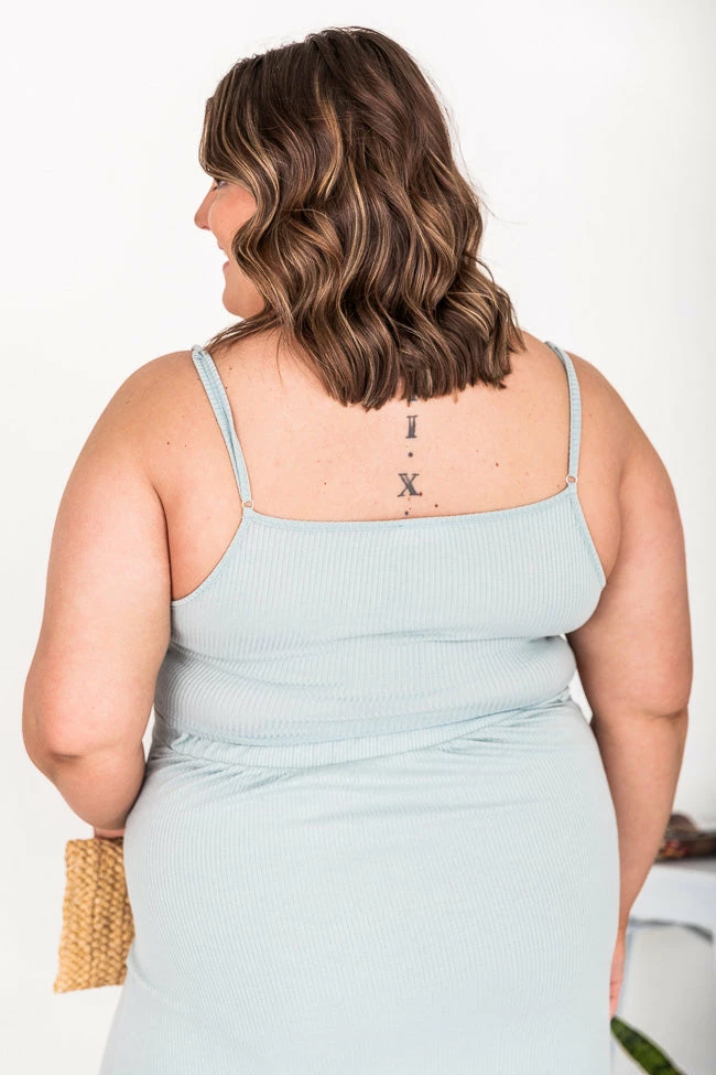 Discount 👏 Pink Lily All In For Love Sage Ribbed Button Tank FINAL SALE ✨ - Image 15