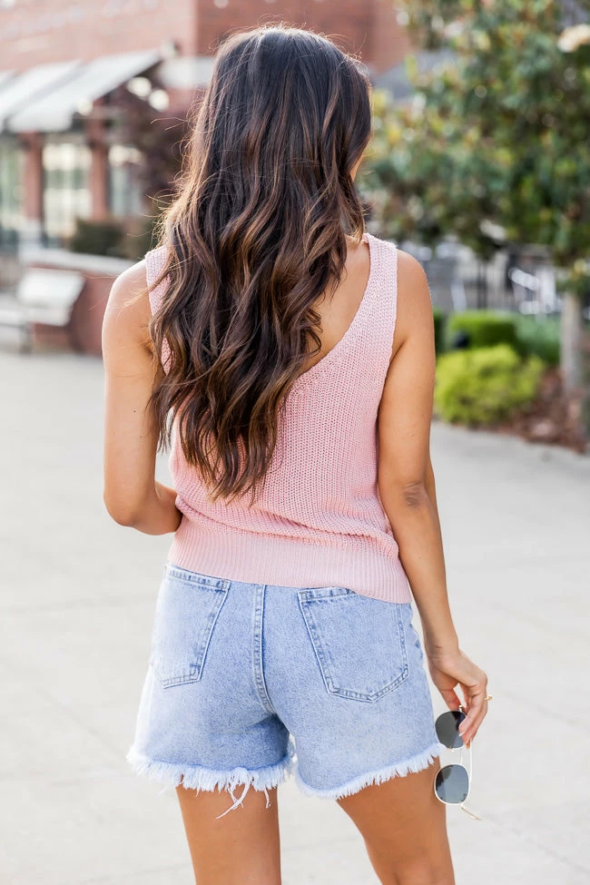 Brand new 🧨 Pink Lily All Year Round Pink Sweater Tank FINAL SALE 💯 - Image 5