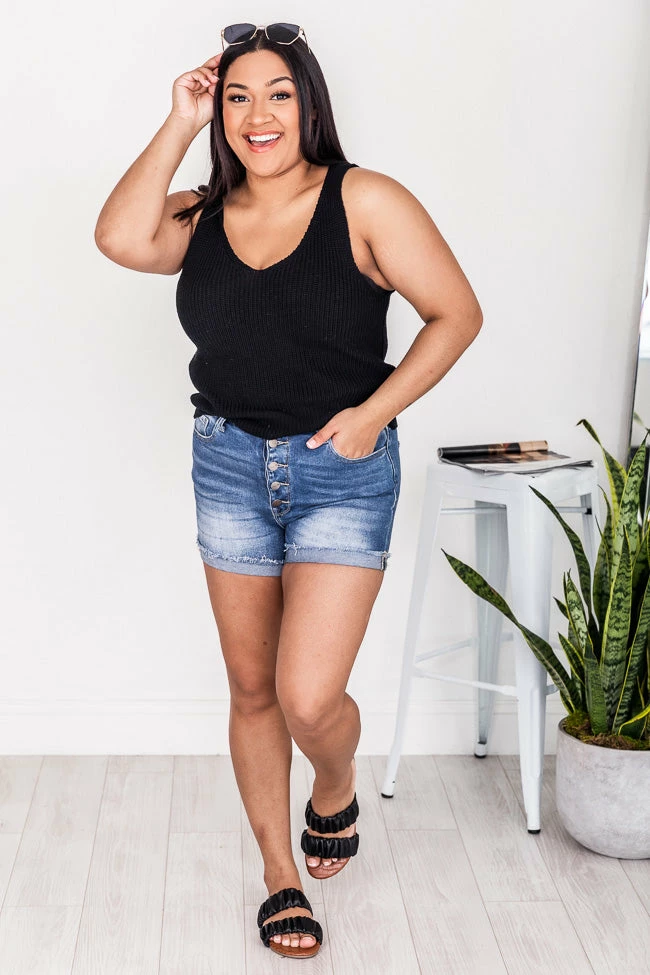 Brand new ๐ Pink Lily All Year Round Black Sweater Tank FINAL SALE โ - Image 6