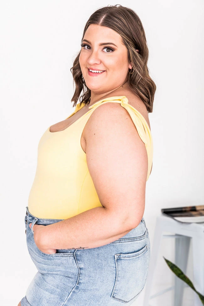 Top 10 โญ Pink Lily Ordinary Fun Yellow Square Neck Bodysuit FINAL SALE ๐ - Image 15