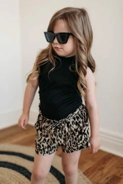 Best deal 🥰 Pink Lily A Turning Point 👧 Girls Black Ruffle Tank FINAL SALE 🥰