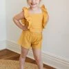 Discount ✔️ Pink Lily Know For Sure 👧 Girls Yellow Two Piece Set FINAL SALE ⭐