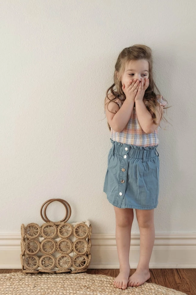 Best reviews of β Pink Lily Rhythmic Tune π§ Girls Multi Plaid Smocked Blouse FINAL SALE π - Image 3