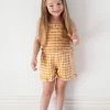 Cheapest 🤩 Pink Lily Sunshine Memories 👧 Girls Mustard Gingham Set FINAL SALE 🔥