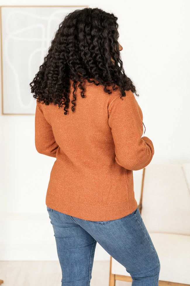 Wholesale 👏 Pink Lily Rule The World Rust Pocket Sweater FINAL SALE ⭐ - Image 13