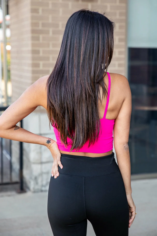 Buy π Pink Lily Let's Seize The Day Hot Pink Bra Top π - Image 5