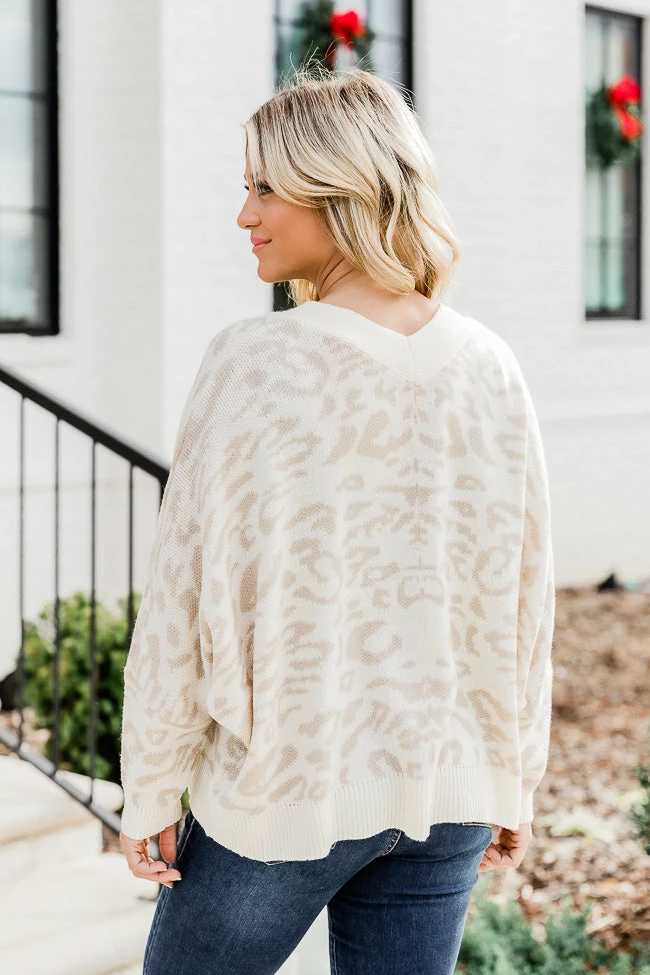 Best reviews of π Pink Lily See It Differently Beige And Ivory Leopard Print Cardigan β¨ - Image 10