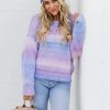 Top 10 🧨 Pink Lily Feel The Joy Purple Ombre Sweater 🎁