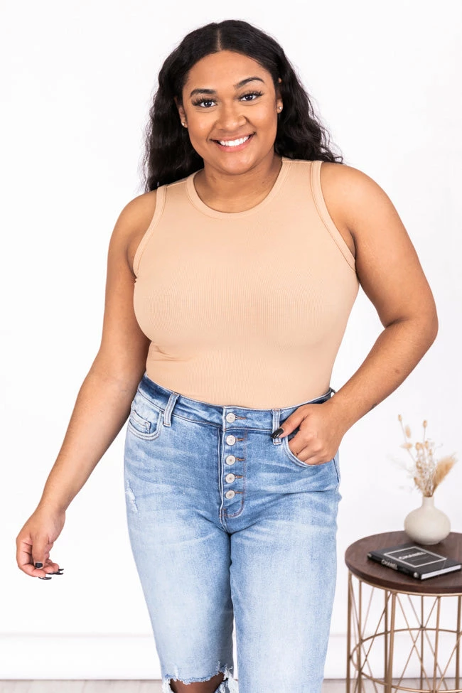 Coupon ๐ Pink Lily Pure Memory Taupe Bodysuit ๐งจ - Image 13