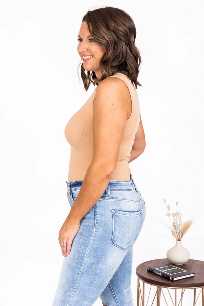 Coupon ๐ Pink Lily Pure Memory Taupe Bodysuit ๐งจ - Image 11